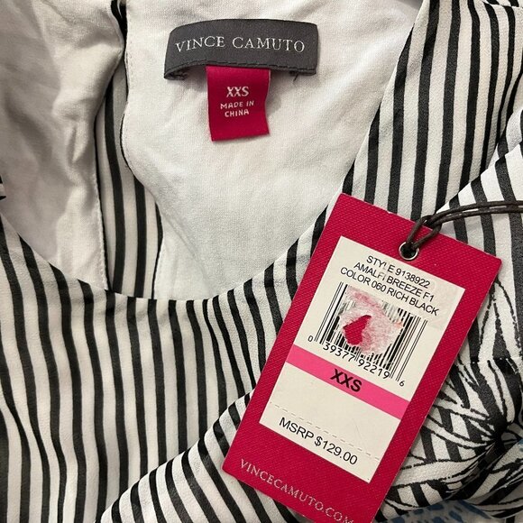 Vince Camuto Island Floral Chiffon Sleeveless Maxi Dress - Size XXS - NWD - Picture 8 of 8